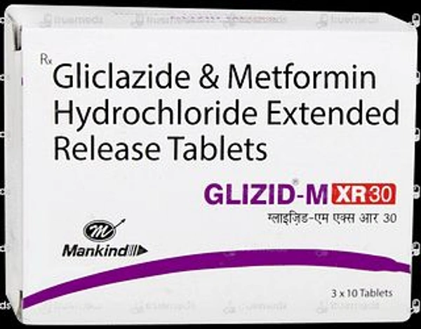 Glizid-M XR 30 Tablet - 1 Strip