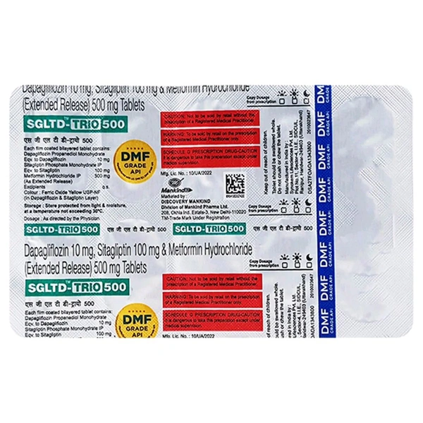 Sgltd-Trio  Tablet - 1 Strip