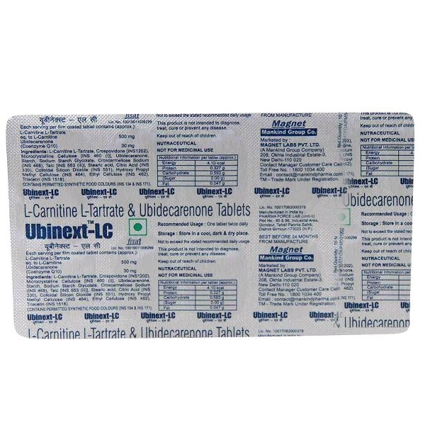 Ubinext LC Tablet - 1 Strip