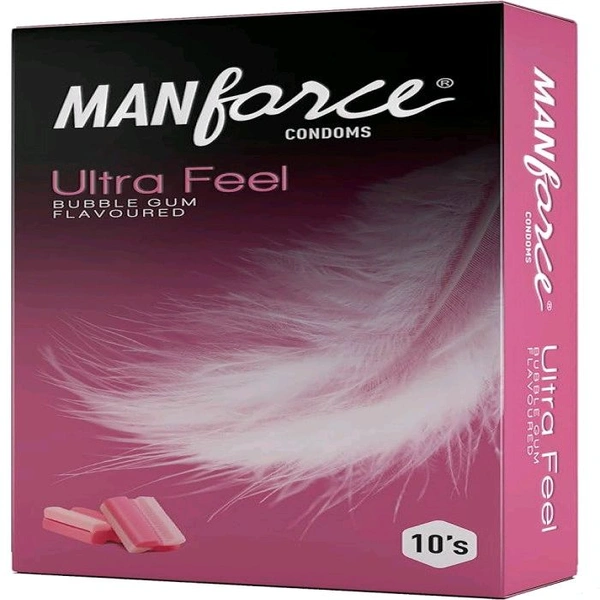 Manforce Ultra Feel Bubblegum Condom  - 1 Piece