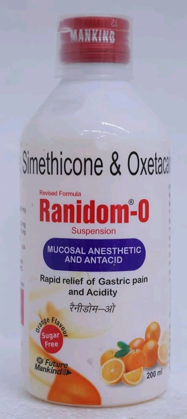 Ranidom-O Oral Suspension Orange Sugar Free - 1 Bottle