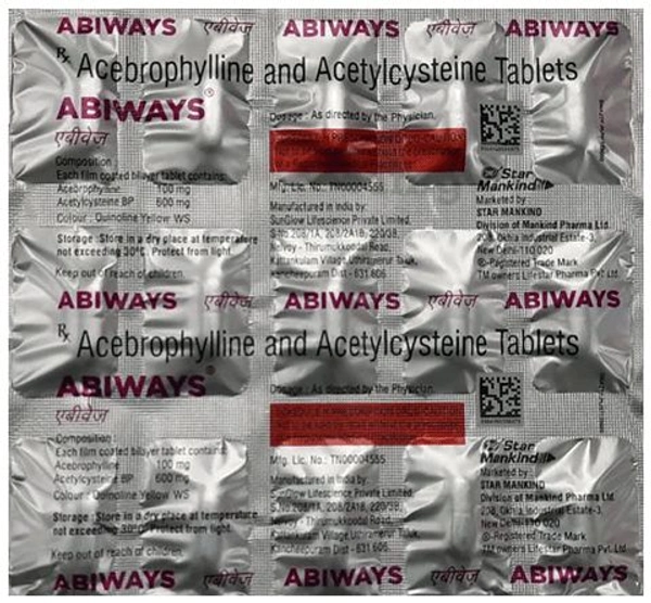 Abiways Tablet - 1 Strip