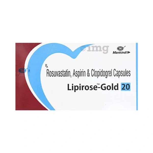 Lipirose-Gold 20 Capsule - 1 Strip