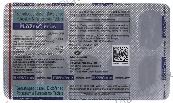 Flozen-Plus Tablet - 1 Strip
