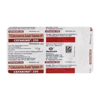 Cefakind 250 Tablet - 1 Strip