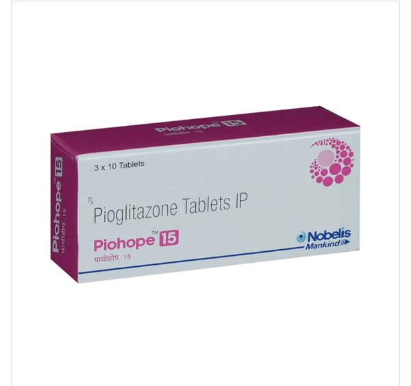 Piohope 15 Tablet - 1 Strip