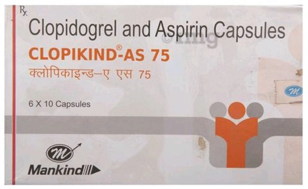 Clopikind-AS 75 Capsule - 1 strip