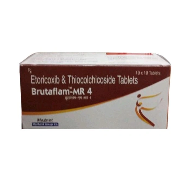 Brutaflam-MR 4 Tablet - 1 Strip