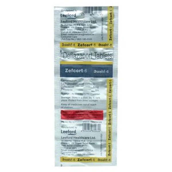 Zefcort 6 Tablet - 1 Strip