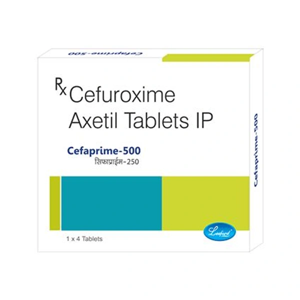 Cefaprime 500 Tablet - 1 Strip