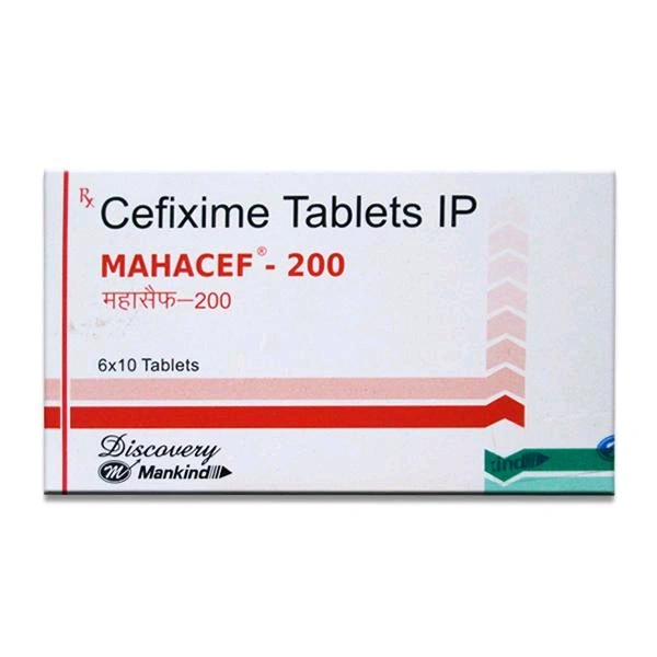 Mahacef 200 Tablet - 1 Strip