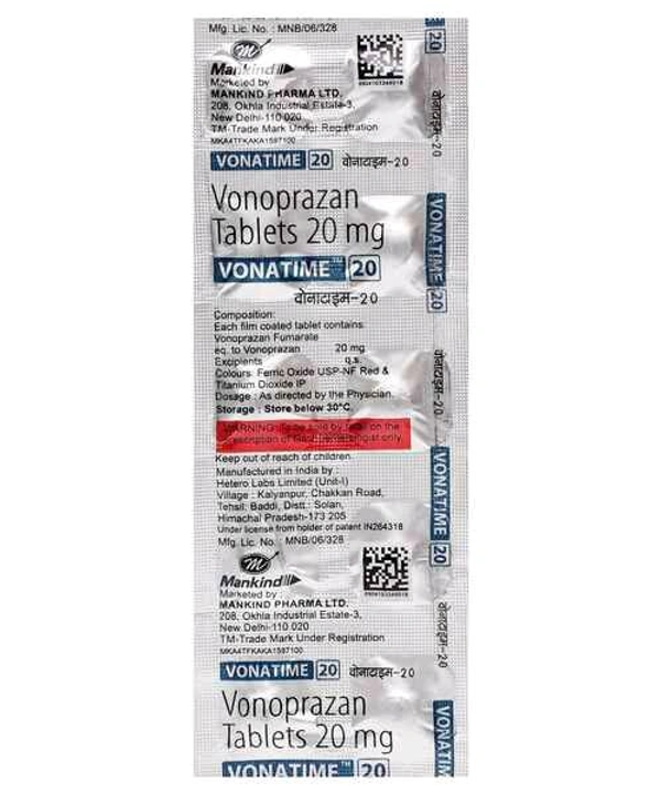 Vonatime 20 Tablet - 1 Strip