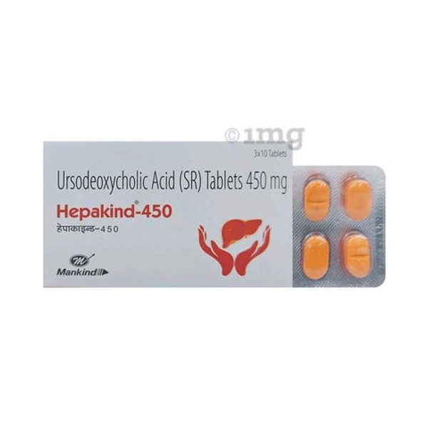 Hepakind 450mg Tablet - 1 Strip