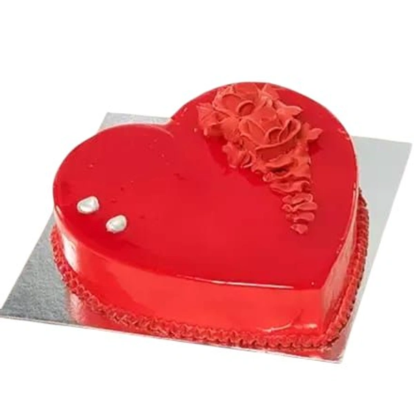Red Velvet Heart Cake  - 1kg