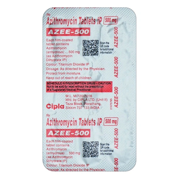 Azee 500 Tablet - 1 Strip