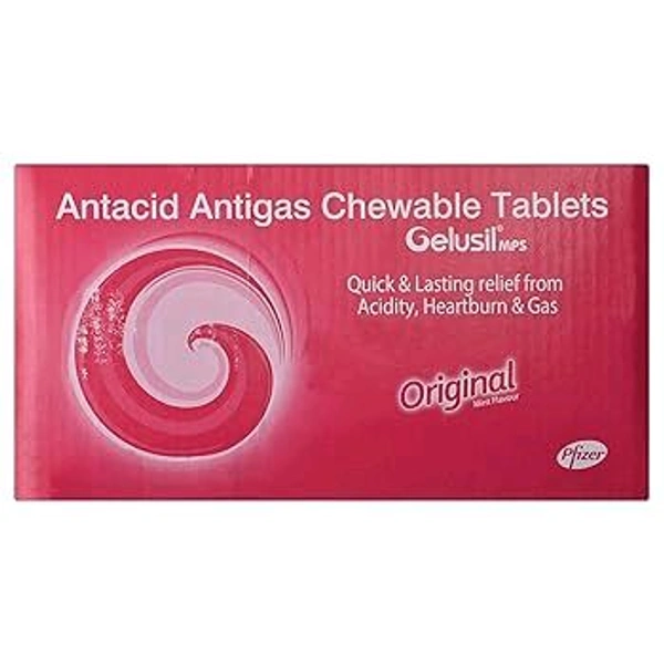 Gelusil Mps Chewable Tablet  - 1 Strip