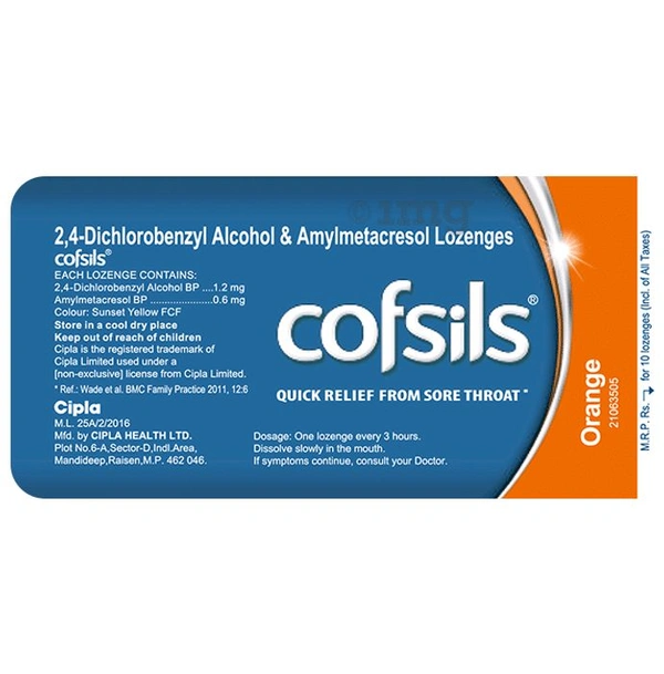 Cofsils Lozenges Tablet - 1 Strip