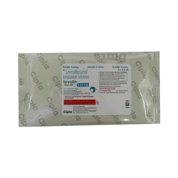 Levolin 0.63mg Respules Tablet - 1 Strip