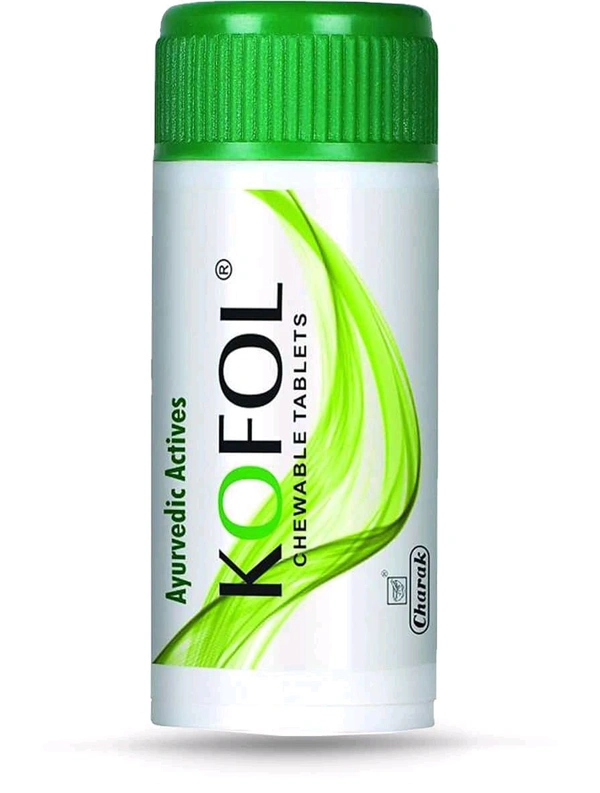 Charak Ayurvedic Actives Kofol Chewable Tablet - 1 Bottle