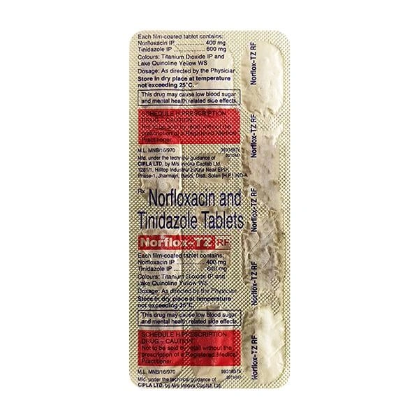 Norflox-TZ RF Tablet - 1 Strip