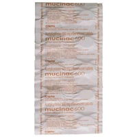 Mucinac 600 Effervescent Tablet  - 1 Strip