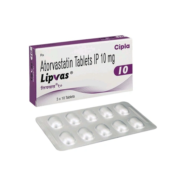 Lipvas 10 Tablet - 1 Strip