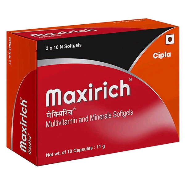 Maxirich Daily Multivitamin Capsule - 1 Strip