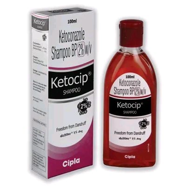 Ketocip 2% Shampoo Bottle - 1 Bottle