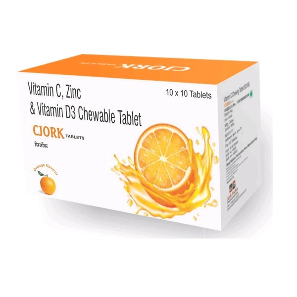 Vitamin C + with Vitamin D3,  Tablet - 1 Tablet