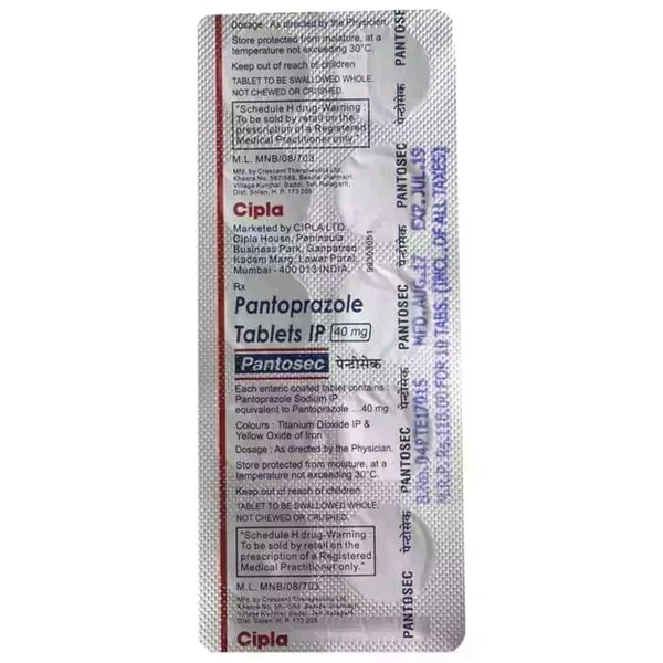 Pantosec Tablet - 1 Strip