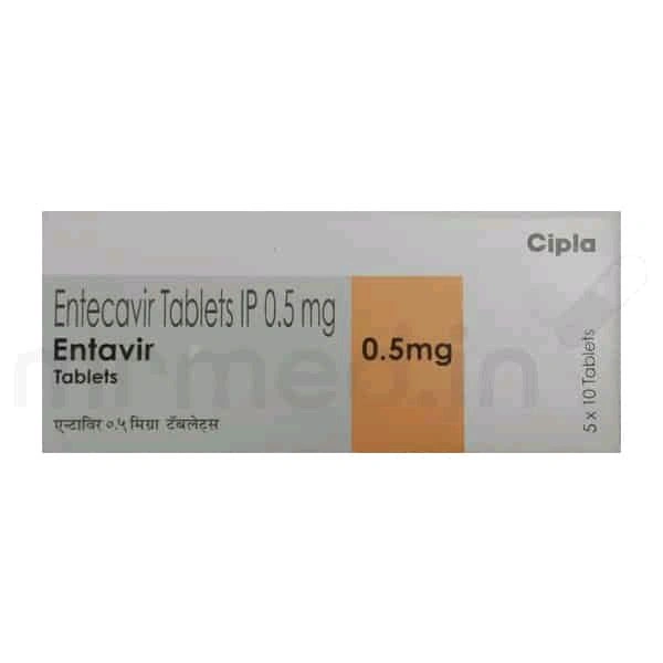 Entavir 0.5mg Tablet - 1 Stip