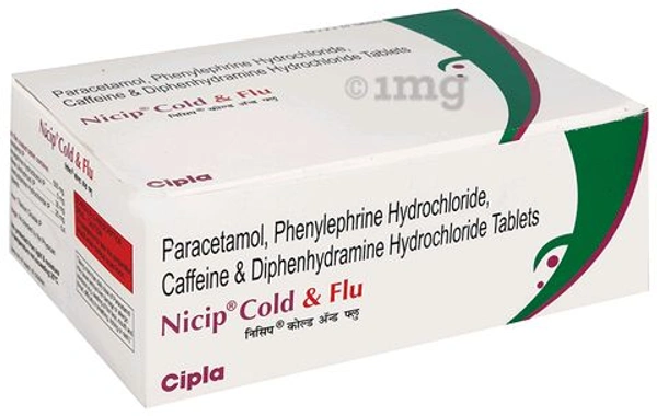Nicip Cold & Flu Tablet - 1 Strip