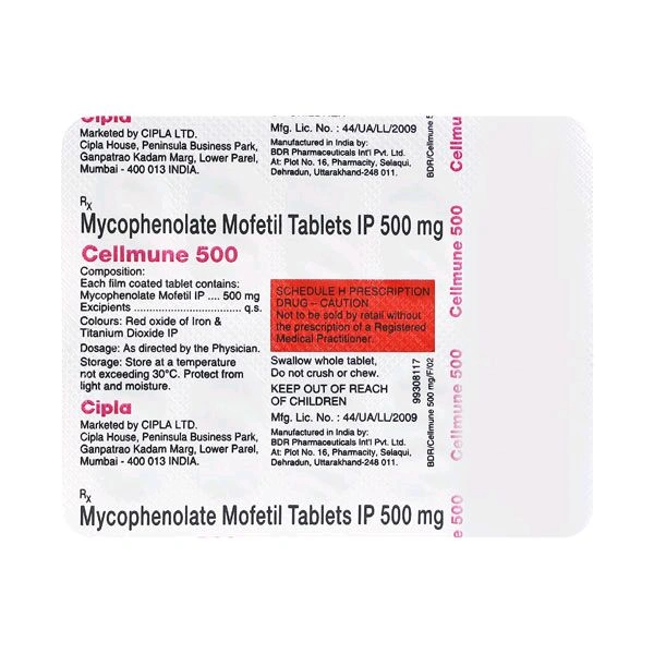 Cellmune 500mg Tablet - 1 Strip