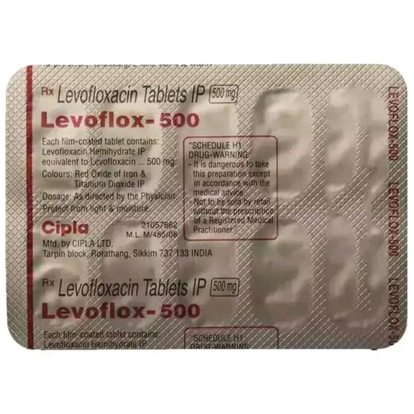 Levoflox 500 Tablet - 1 Strip
