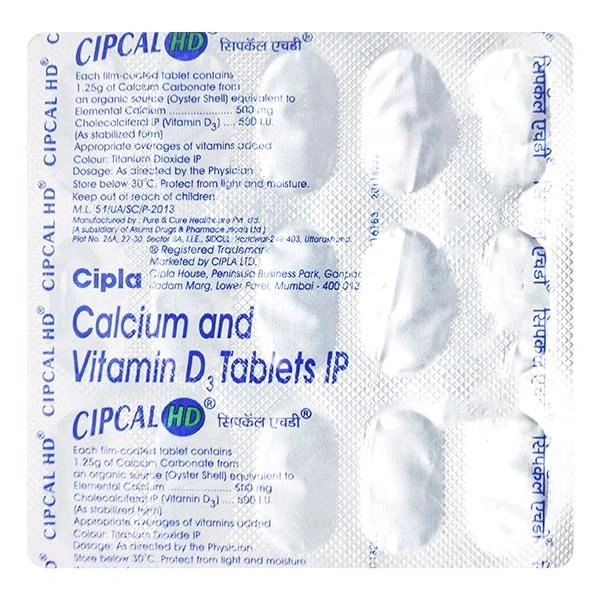 Cipcal HD Tablet  - 1 Strip