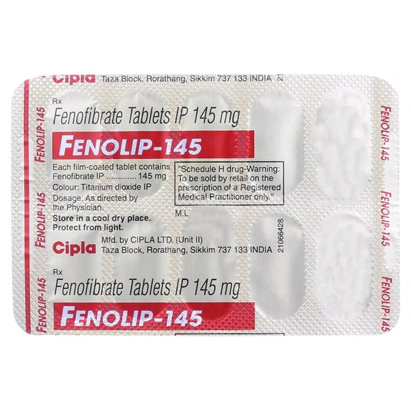 Fenolip 145 Tablet - 1 Strip