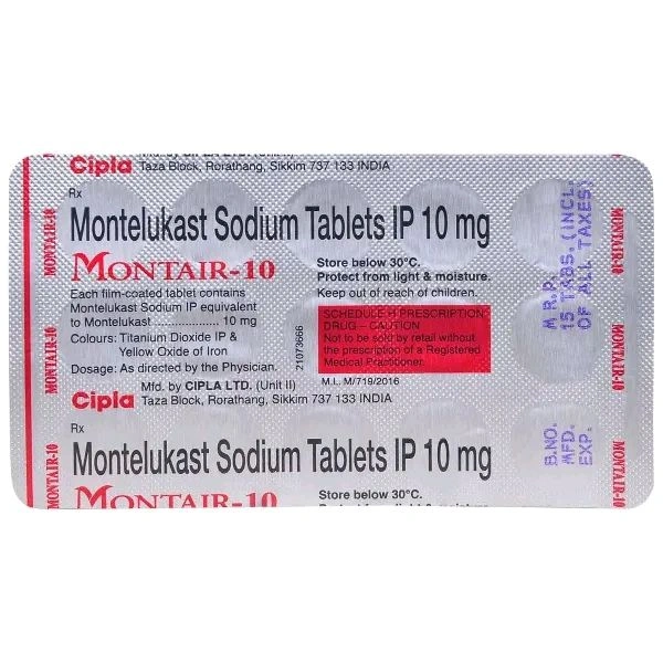 Montair 10 Tablet - 1 Strip