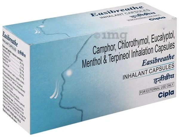 Easi Breathe Inhalant Capsules  - 1 Strip