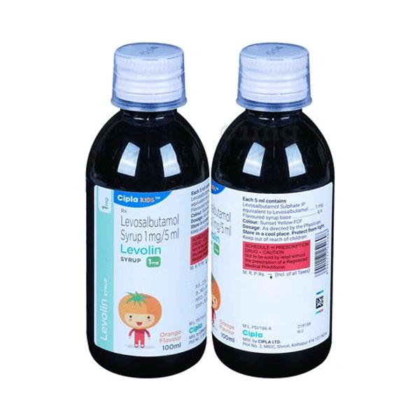 Levolin 1mg Syrup  - 1 Bottle
