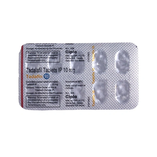 Tadaflo 10mg Tablet - 1 Strip