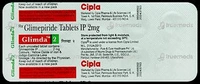 Glimda 2 Tablet - 1 Strip