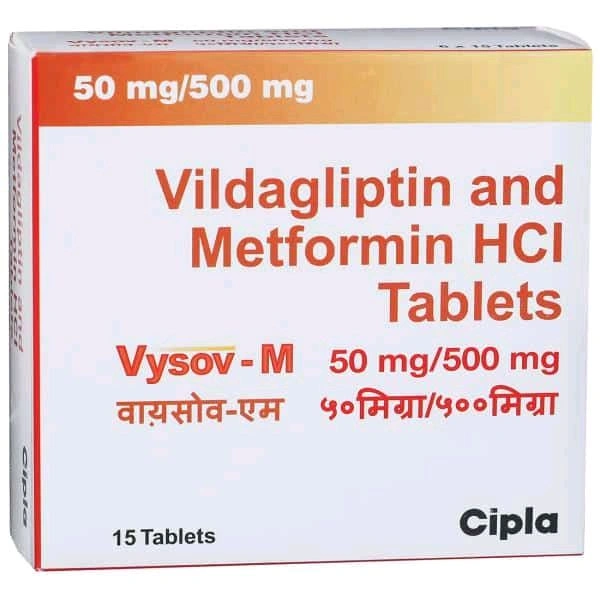 Vysov-M 500mg/50mg Tablet - 1 Strip