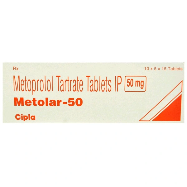Metolar 50 Tablet - 1 Strip