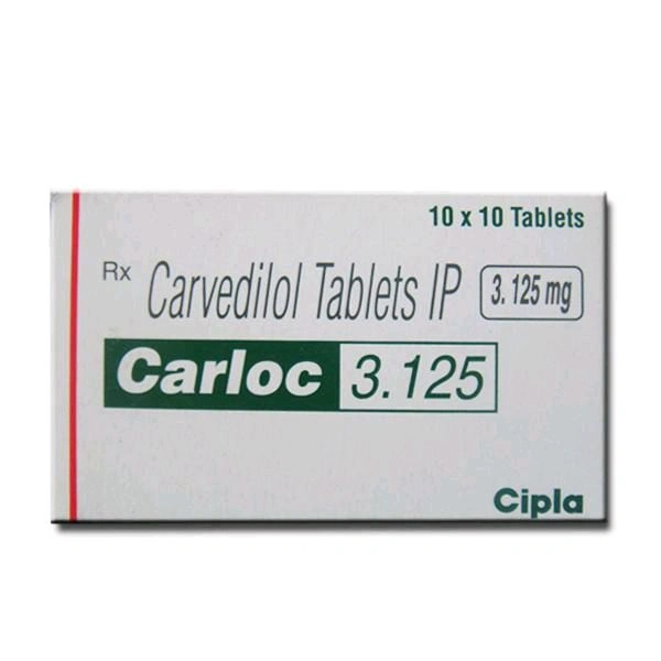 Carloc 3.125 Tablet - 1 Strip