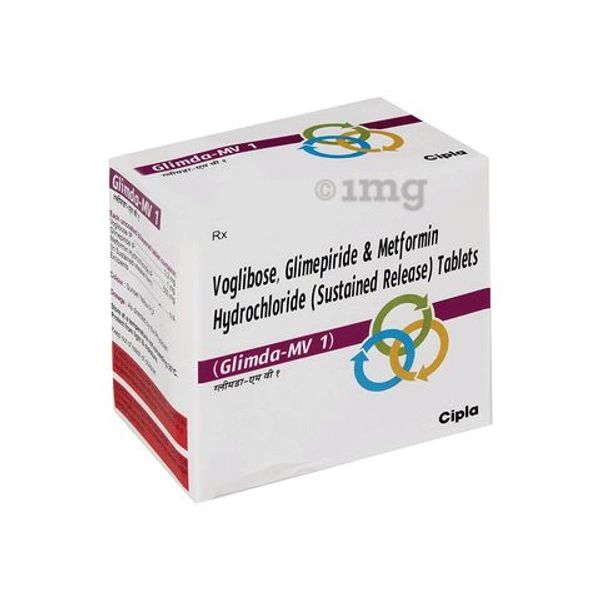 Glimda-MV 1 Tablet  - 1 Strip