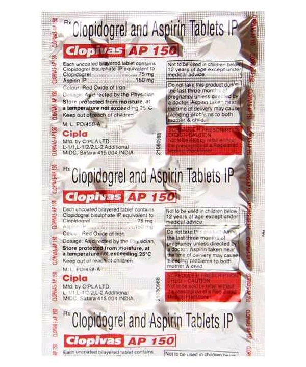 Clopivas AP 150 Tablet - 1 Strip