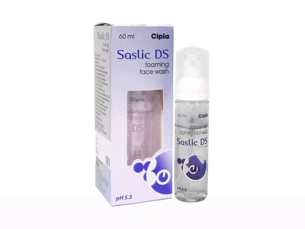 Saslic Salicylic Acid Foaming Face Wash  - 1 Bottle