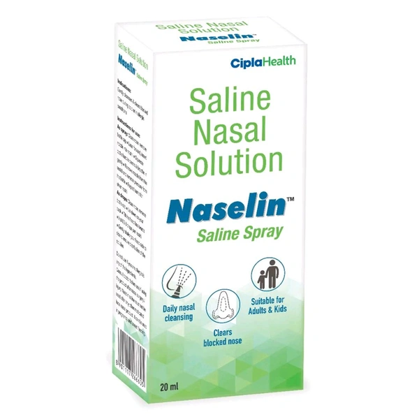 Naselin Saline Nasal Cleaning Spray  - 1 Bottle
