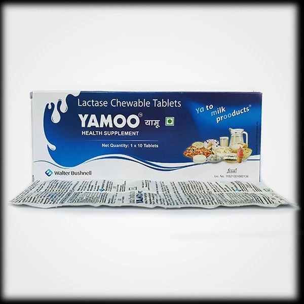 Yamoo Lactase Chewable Tablet  - 1 Strip