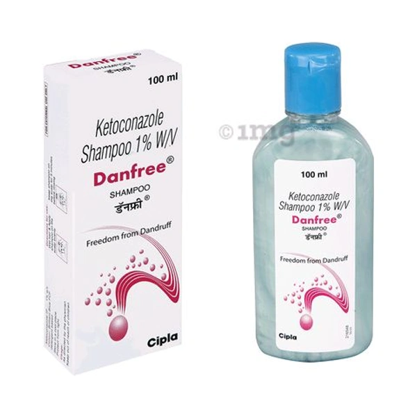 Danfree Shampoo 1% Ketaconazole  - 1 Bottle